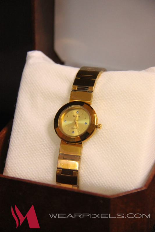 Classic All-Out Golden Ladies Watch