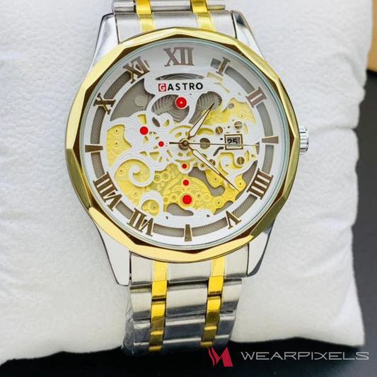 Gastro Gold & Silver Mechanical Watch